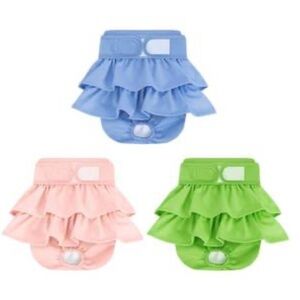 XS- Adorable  reusable female dog diapers- washable